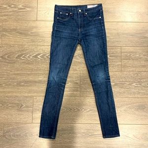 Rag & Bone High Waisted Skinny Jeans